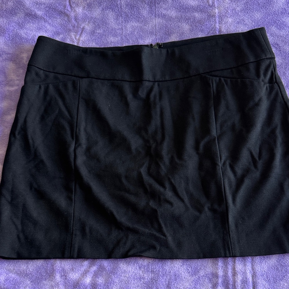 White House Black Market Black A-Line Skirt
